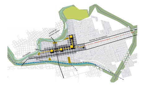 Proyecto 4 Plazas: renovación del eje central del barrio San Vicente en Córdoba