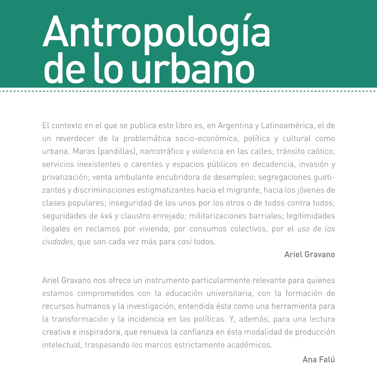Antropología de lo urbano (digital) - Imagen 2