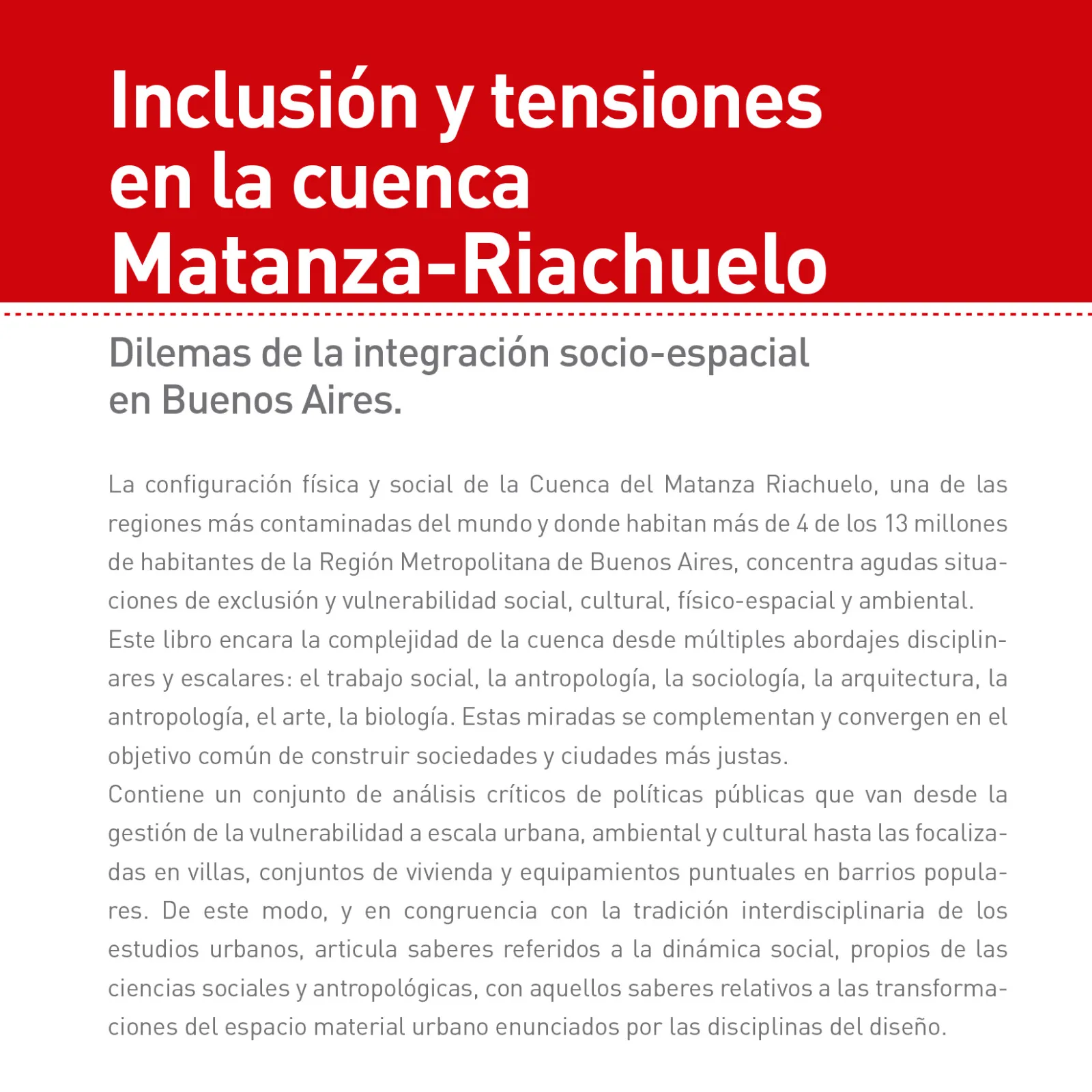Inclusión y tensiones en la cuenca Matanza-Riachuelo - Image 2
