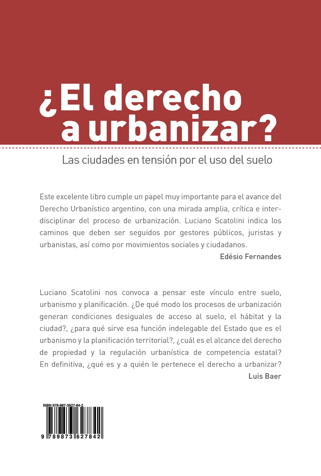 CONTRATAPA El derecho a urbanizar